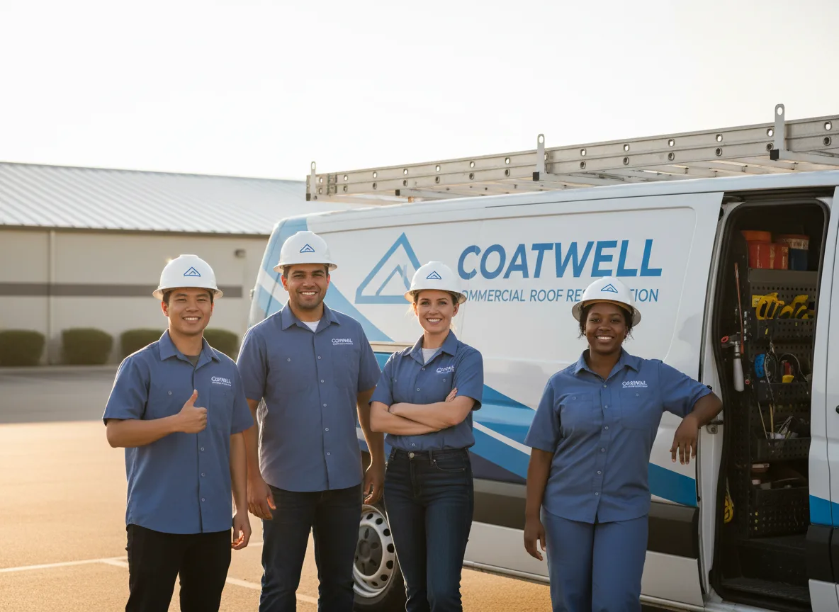 Commercial roof coating company in Cheswold, DE